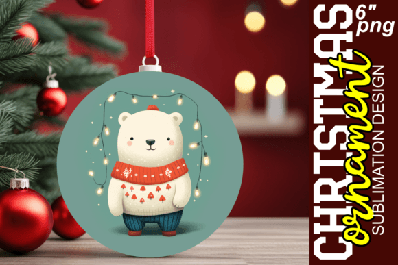 Download Holiday Cheer Teddy Ornament Graphic - Holiday cheer Collection
