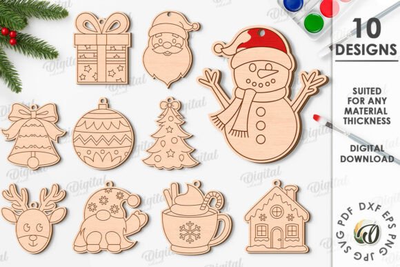 Download Paintable Christmas Ornaments Bundle - Christmas ornaments bundle Collection